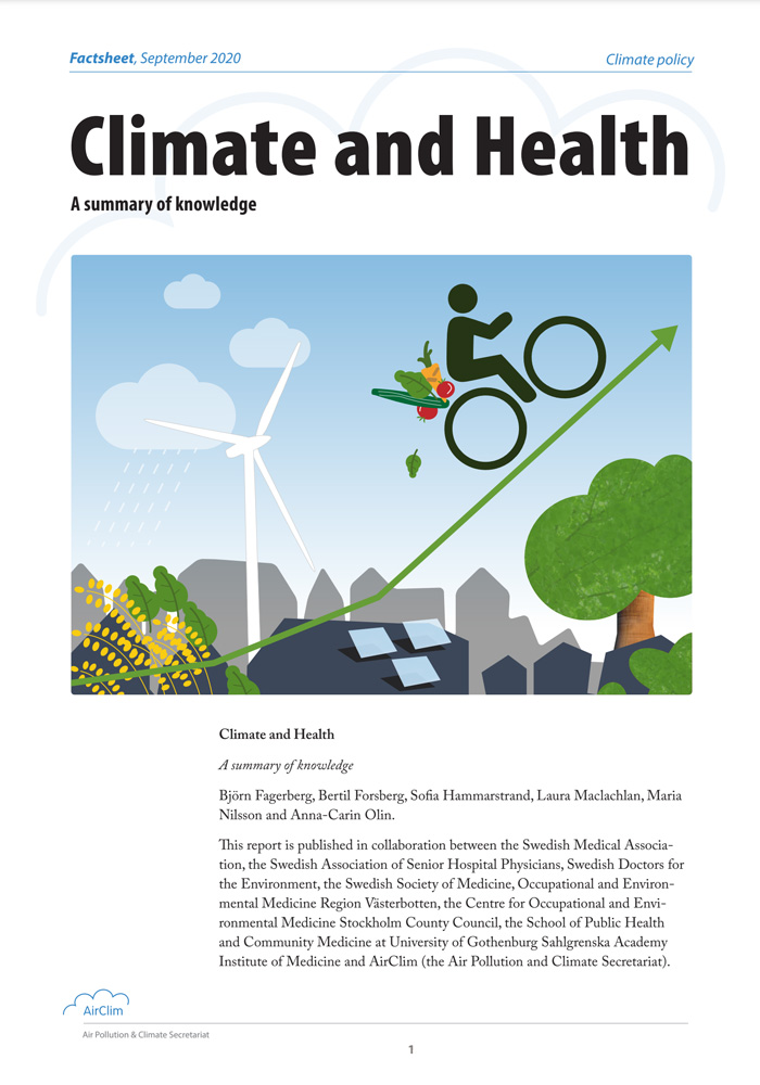 Klimat och hälsa folder